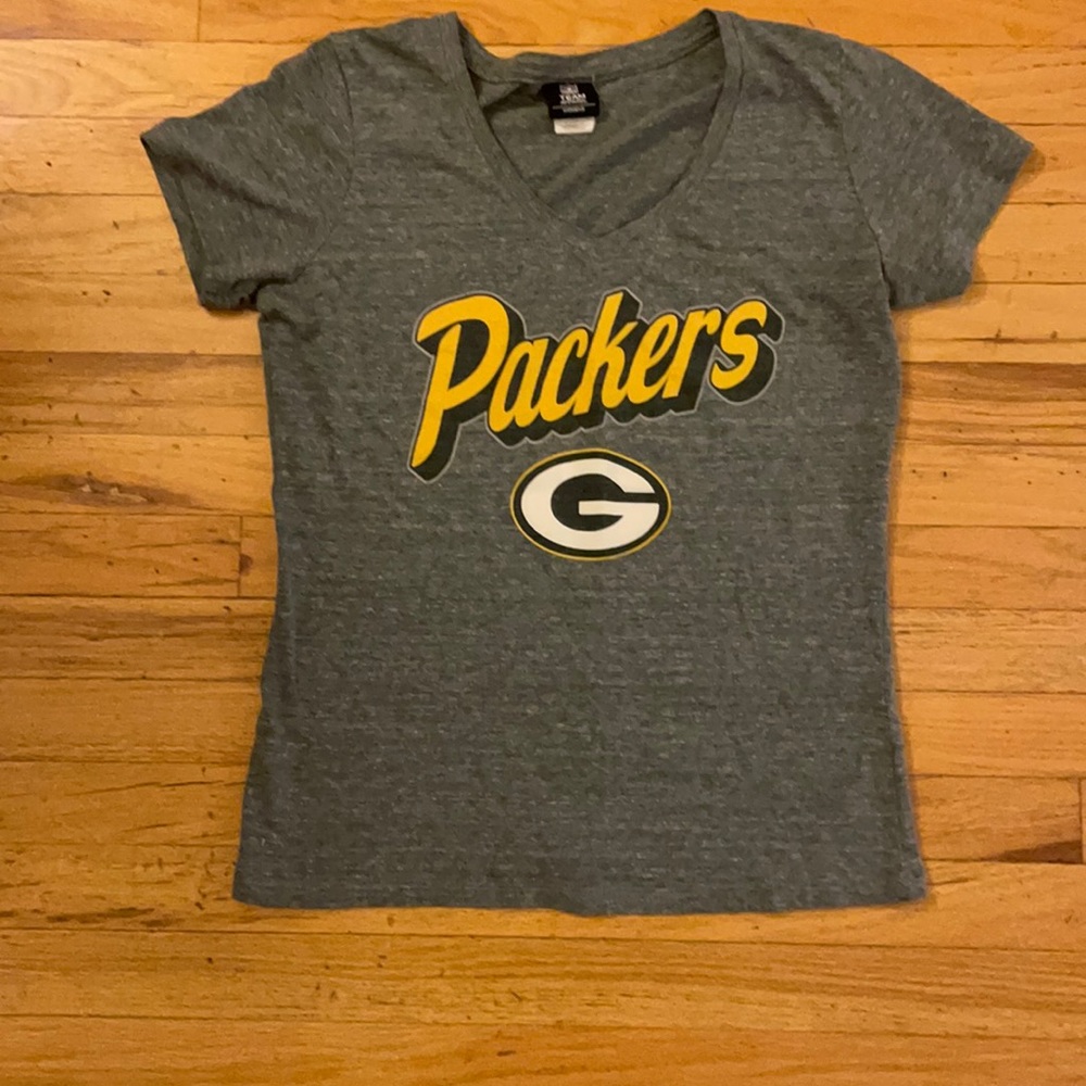 Women’s Light Green Packers Tshirt